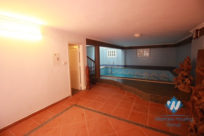 Nice house with swimming pool for rent in Tay Ho, Hanoi