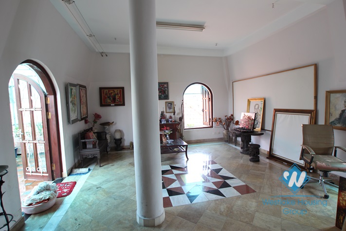Bright house with swimming pool available for rent in Westlake area, Hanoi, fully furnished.
