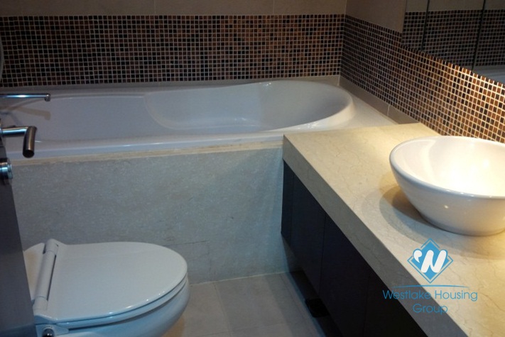Nice apartment with 3 bedrooms for rent in Hoa Binh Green, Ba Dinh district, Ha Noi