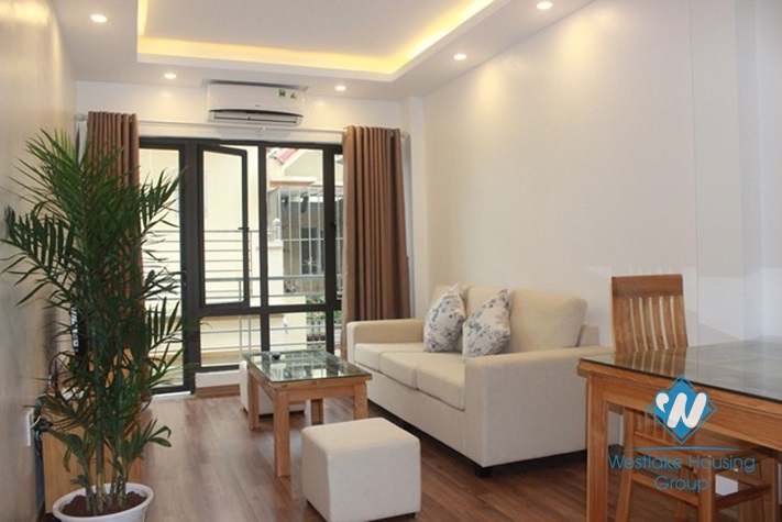 Nice apartment with 1 bedroom and a small balcony for rent in Cau Giay, Hanoi