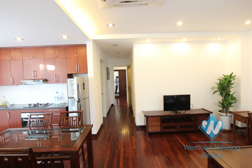 Nice apartment, one bedroom, opened kitchen for rent in Dang Thai Mai, Tay Ho district, Hanoi.