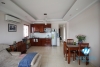 One bedroom apartment looking over to the water for rent in Truc Bach, Ba Dinh, Hanoi
