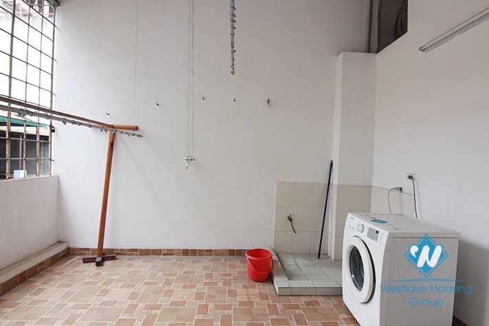 Bright house with swimming pool for rent in Tay Ho Area, Ha Noi