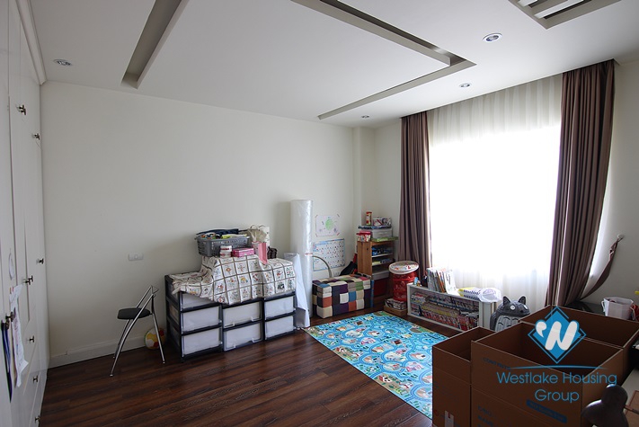 Stunning Scandinavian styled apartment with lake view and 4 bedrooms for rent in Westlake Tay ho, Hanoi, Vietnam