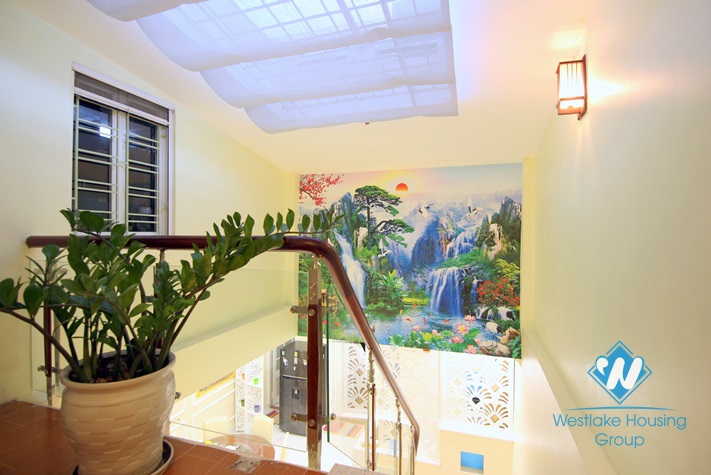 Cheap three bedrooms house for rent in Au Co street, Tay Ho, Ha noi