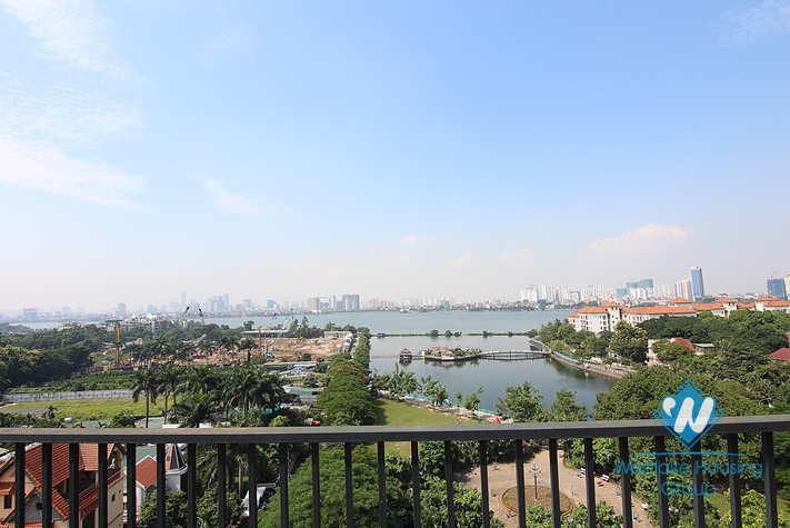 Stunning Scandinavian styled apartment with lake view and 4 bedrooms for rent in Westlake Tay ho, Hanoi, Vietnam