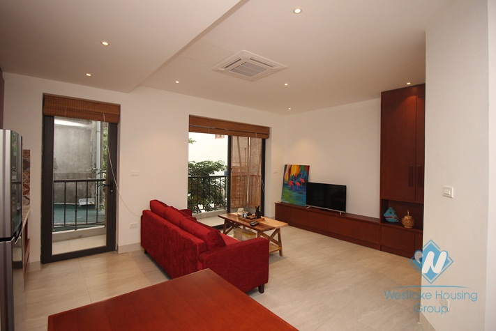 A beautiful 1 bedroom apartment with little balcony for rent on Ngoc Thuy, Long Bien
