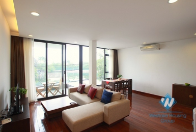 Lake front 2 bed apartment for rent in Xom Chua, Dang Thai Mai, Tay Ho