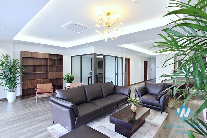 A brand new lake view 3 bedroom apartment on 5th floor for rent in Tay ho, Hanoi