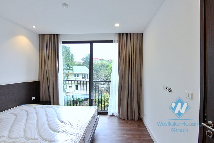 One bedroom apartment in To Ngoc Van street, Tay Ho district for rent.