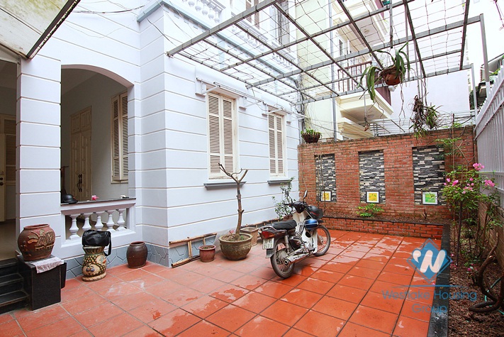 A cozy high-ceiling house for rent in Tu Hoa street, Tay Ho