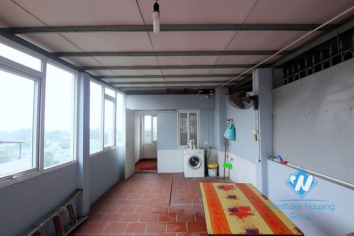 Three bedrooms house with terrace for rent in Au Co st, Tay Ho area.