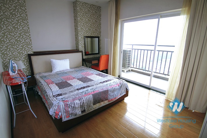 Lovely 3 bedrooms apartment for rent in Hoa Binh Green, Ba Dinh, Ha Noi.