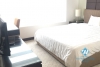 Full serviced 3 bedrooms apartment for rent in Hoa Binh Green Tower, Buoi st, Ba Dinh district.