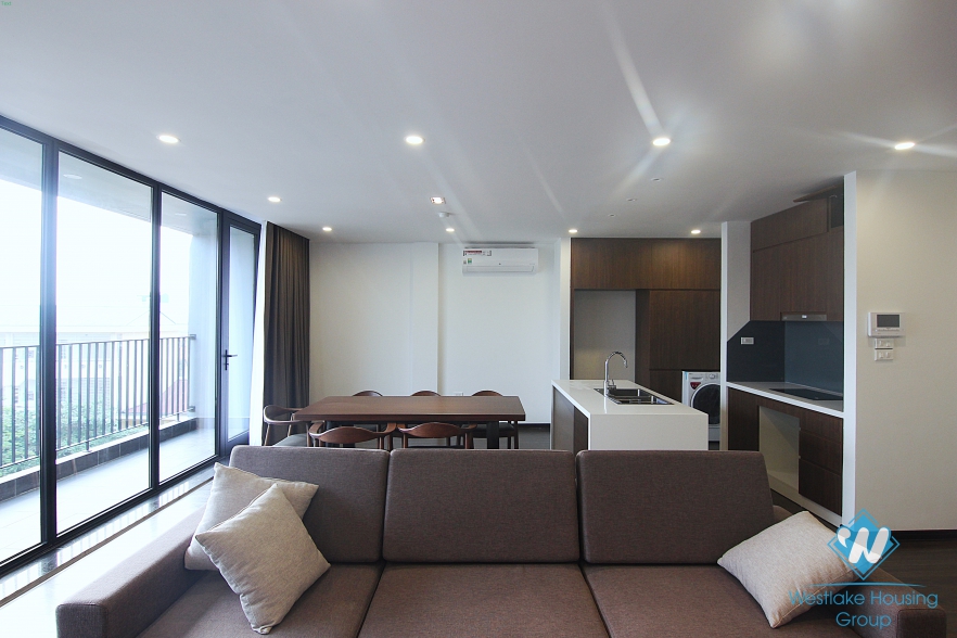 Modern Scandinavian style 2 bedrooms apartment for rent on To Ngoc Van