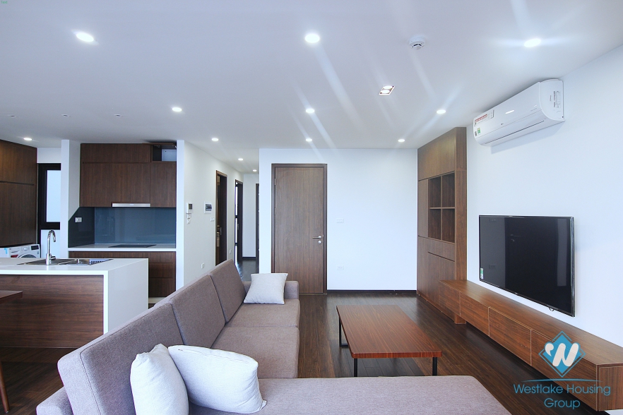 Modern Scandinavian style 2 bedrooms apartment for rent on To Ngoc Van