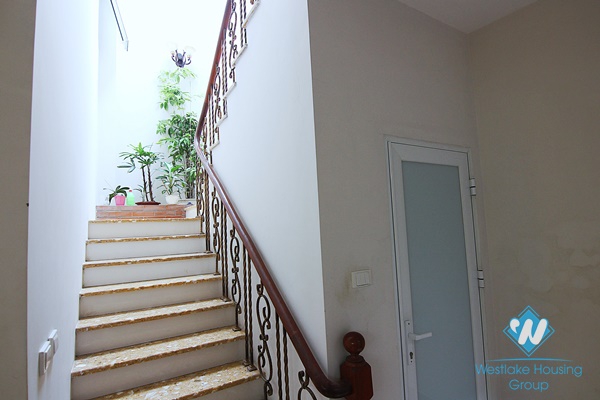 Bright and airy 3 bedrooms house with small courtyard for rent in Tay Ho, Hanoi 