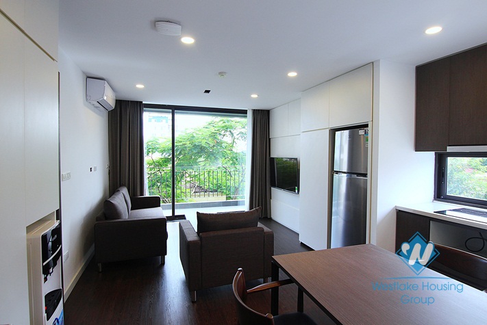 A modern 1 bedroom apartment with big balcony in To ngoc van, Tay ho
