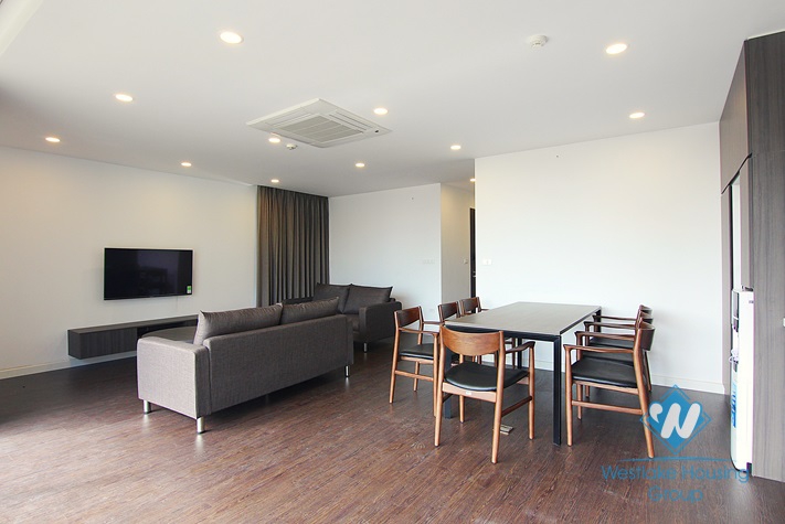 Balcony with lake view 2 bedrooms apartment for rent in To Ngoc Van, Tay Ho