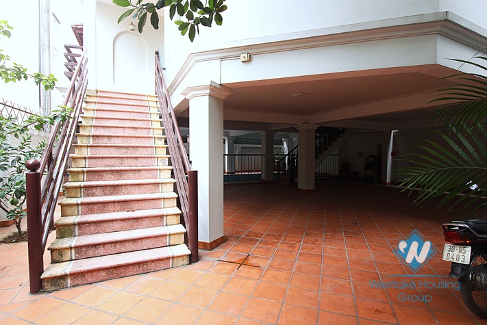 An old Western architecture house for rent in Tay Ho