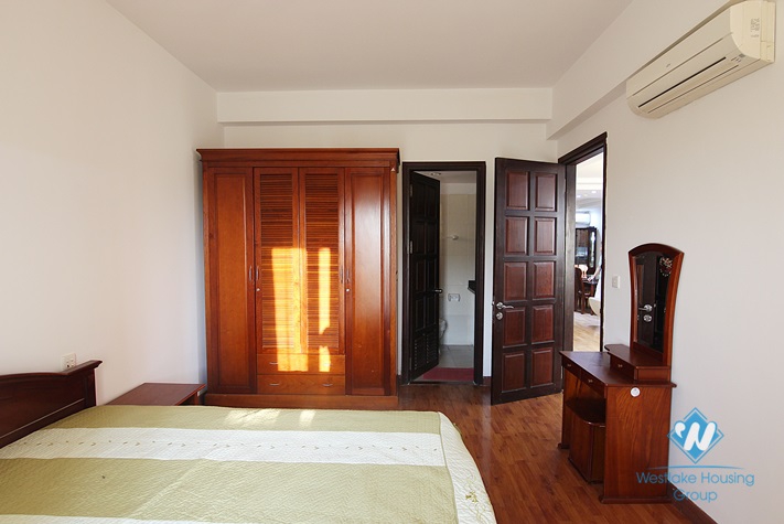 A fully furnished three-bedroom apartment in Ciputra Tay Ho district