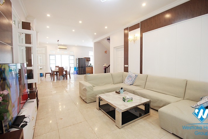 A well-decorated five-bedroom villa in Ciputra, Tay Ho district