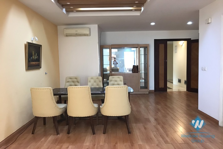 A well-decorated three-bedroom apartment in Ciputra with full furniture, Tay Ho district