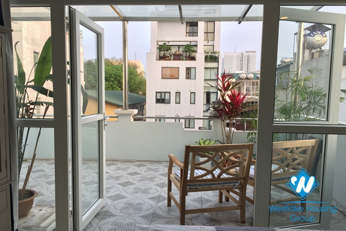 One bedroom apartment with no elevator for rent in Hoan Kiem district