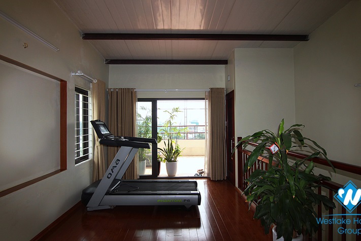 A newly renovated three-bedroom house on Au Co st, Tay Ho district