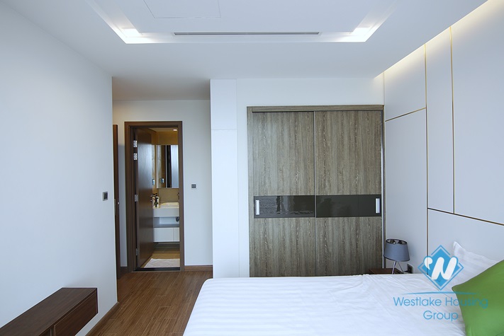 High floor 2 bedroom apartment for rent in M2 building Metropolis, Ba Dinh