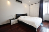 A shiny serviced apartment with 2 bedrooms for rent on Kim Ma street