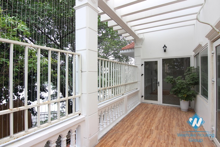 Gorgeous house with large green garden and swimming pool for rent in Tay Ho, Hanoi