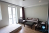 Nice and big size one bedroom apartment for rent in Truc Bach area 