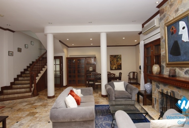 A modern fully-furnished five-bedroom house near Ton Duc Thang st, Dong Da