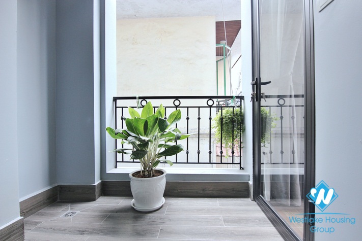 A nice furnitured apartment with lovely balcony for rent on To Ngoc Van