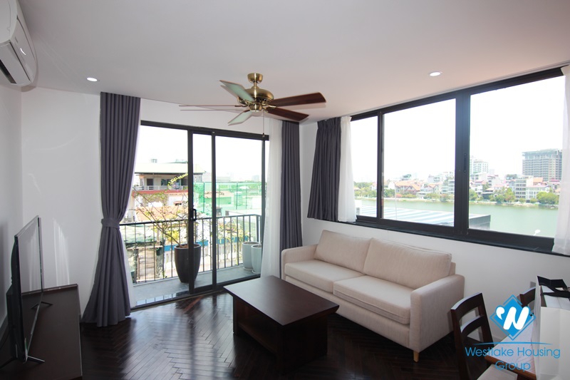 Super bright 1-bedroom apartment with an amazing view for rent on Tu Hoa