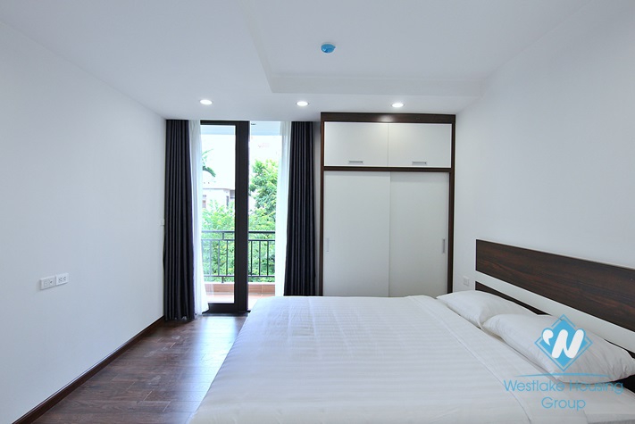 Furnished apartment with balcony for rent in Dang Thai Mai st, Tay Ho