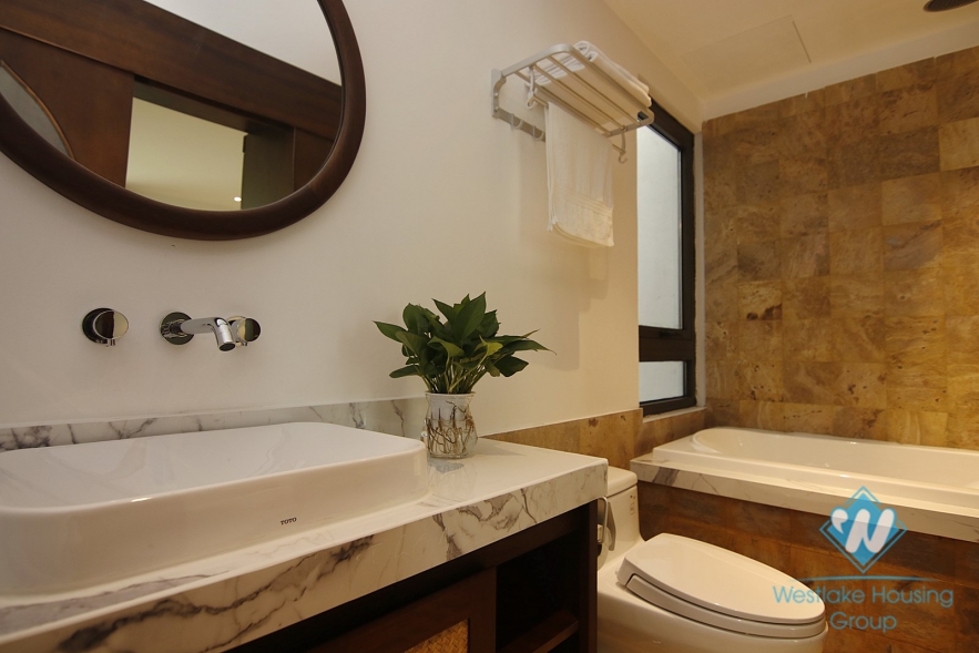 Two bedroom apartment for rent in the center of Hoan Kiem, Hanoi