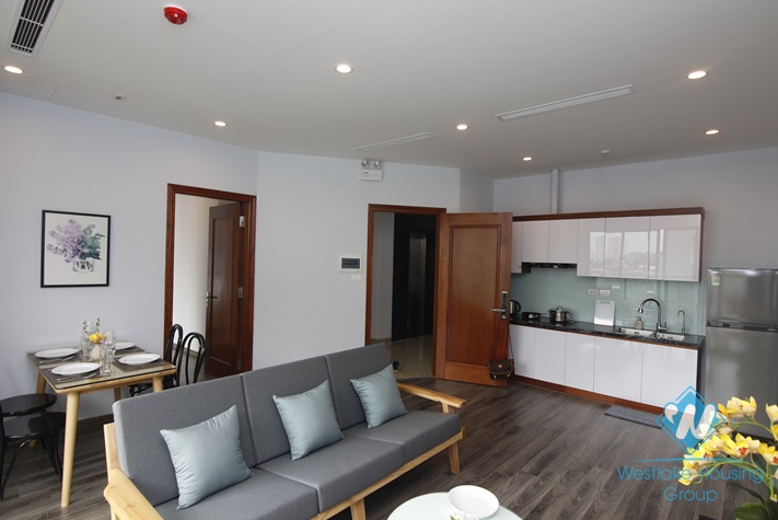 Brand new two bedrooms apartment for rent in Hoang Hoa Tham, Ba Dinh