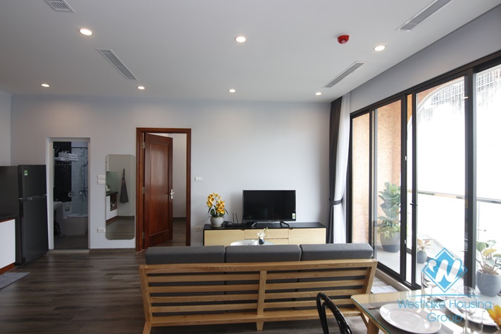 Brand new two bedrooms apartment for rent in Hoang Hoa Tham, Ba Dinh