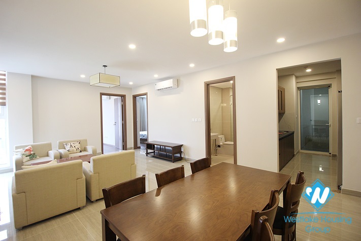 A newly-finished 3 bedroom apartment for rent in Ciputra L Tower
