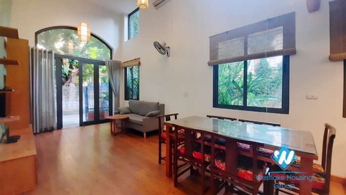 Three bedroom duplex apartment for rent in Ngoc Thuy near French international school