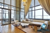 President Suite PENT-HOUSE with grand living room/ reception area. Central location+full services