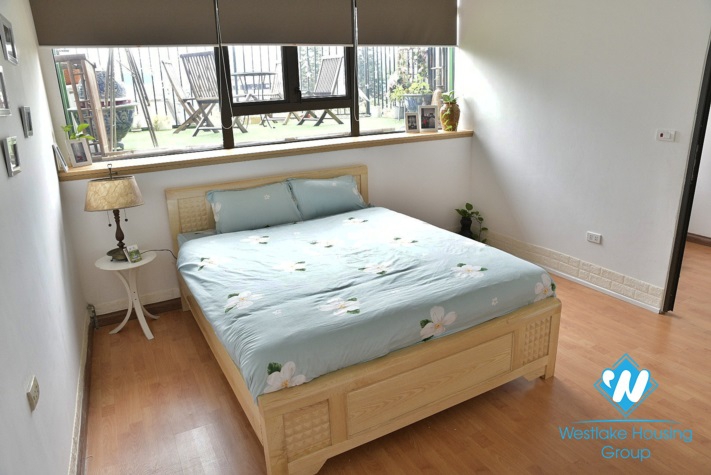 Nice light and bright two-bedroom apartment for rent in Hoan Kiem