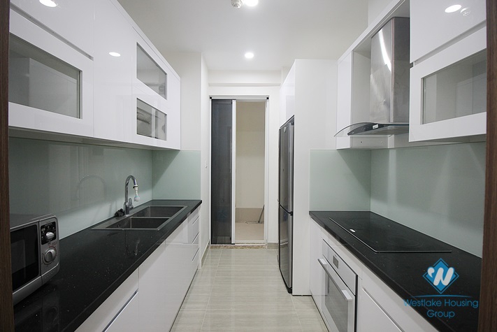 A bright, new 3 bedroom apartment for rent in Ciputra, Tay Ho