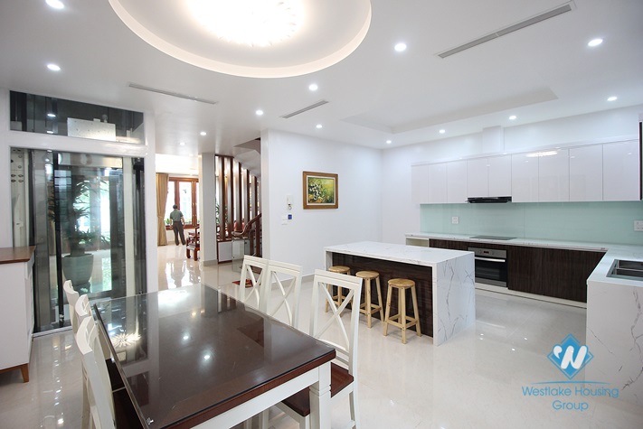 A brand new villa in K Block with elevator for rent in Ciputra Compound