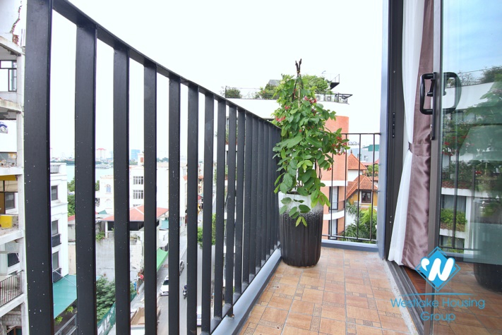 A fabulous brand- new 2 bedrooms apartment for rent with lake view in Tay Ho