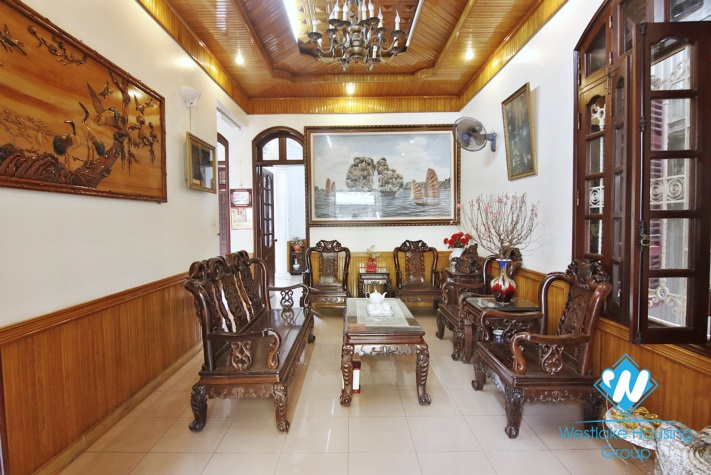 A three-bedroom house with Vietnamese style on Nghi Tam street, Tay Ho