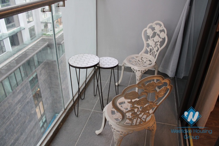 Morden one bedroom apartment for rent in Sun Grand, Thuy Khue, Ba Dinh