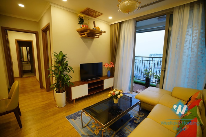 A lovely two bedrooms apartment for rent in Vinhome Gardenia, Nam Tu Liem